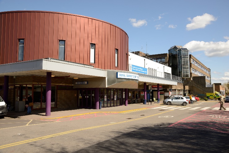 The Royal Surrey County Hospital is home to the St Luke’s Cancer Centre